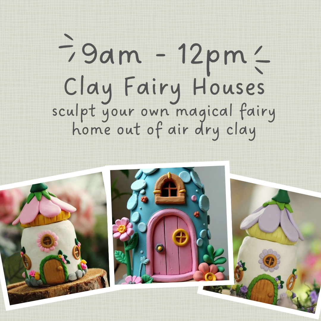 WEDNESDAY 24th SEPTEMBER - Fairy Houses AND/OR Smashed Pot Fairy Garden