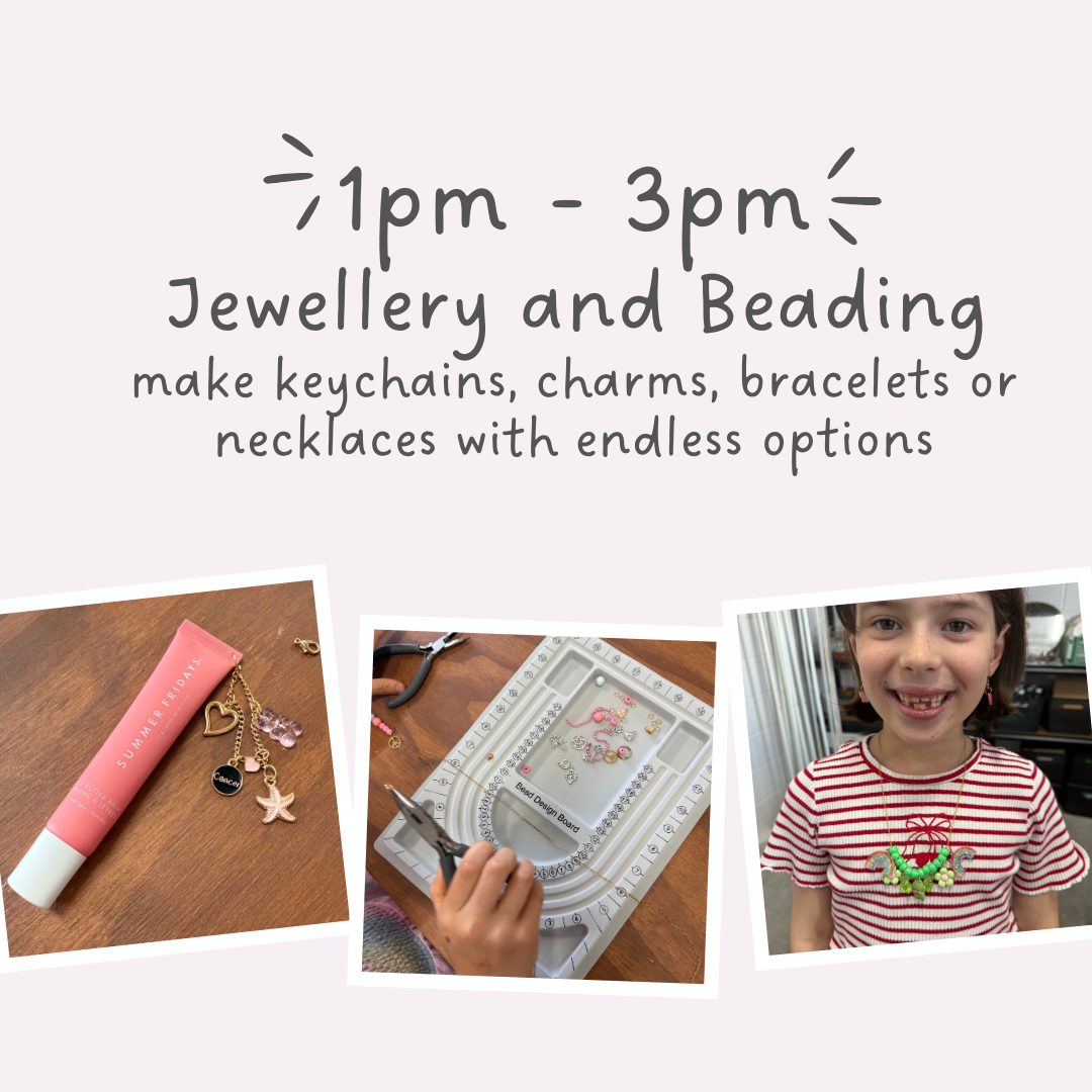 TUESDAY 30th SEPTEMBER - Textured art AND/OR Jewellery and Beading